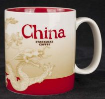 Starbucks China Chinese New Year Dragon 2011 16oz Coffee Mug